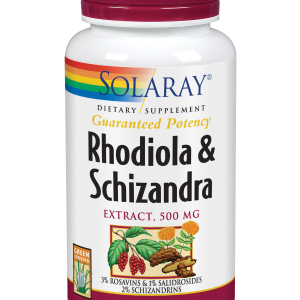 Schizandra & Rhodiola 500mg 60 caps Solaray