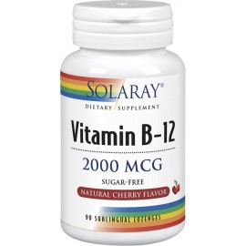 Vitamina B12 2000mcg 90 comp sublingual Solaray