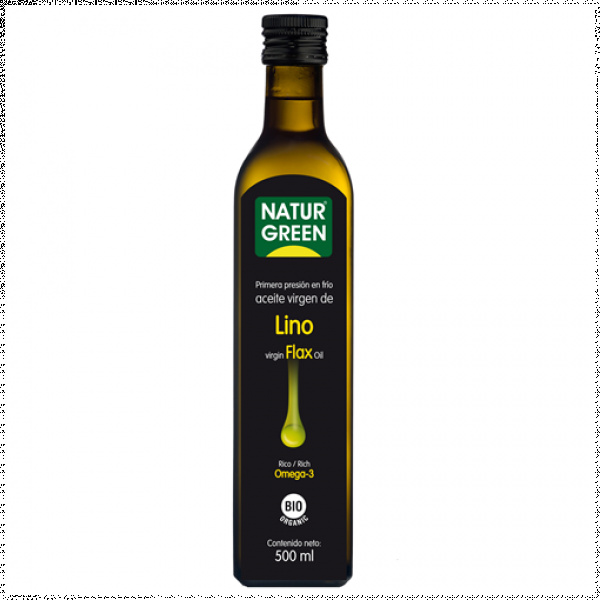 Aceite lino bio 500ml Naturgreen