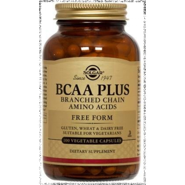 BCAA PLUS 100 capsulas vegetales Solgar