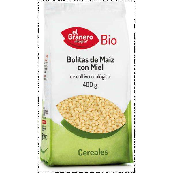 Bolitas Maiz con Miel Bio 400g El Granero