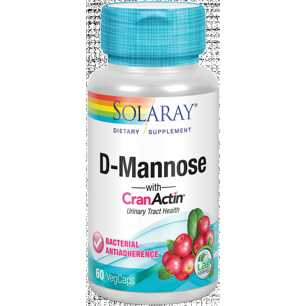 D-Manosa-CranActin 60 caps Solaray
