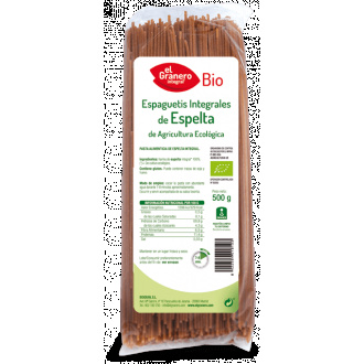 Espaguetis Espelta Integral Bio 500g El Granero