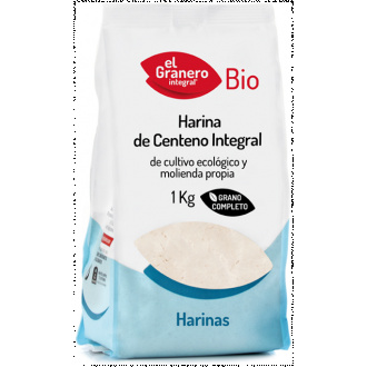 Harina Centeno Integral Bio 1kg El Granero