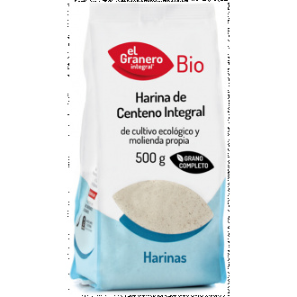 Harina Centeno Integral Bio 500g El Granero