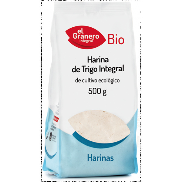 Harina Trigo Integral Bio 500g El Granero