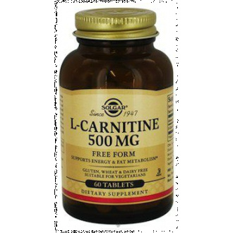 L-Carnitina 500mg 60 comprimidos Solgar
