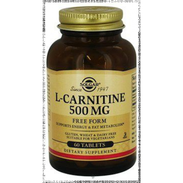 L-Carnitina 500mg 60 comprimidos Solgar