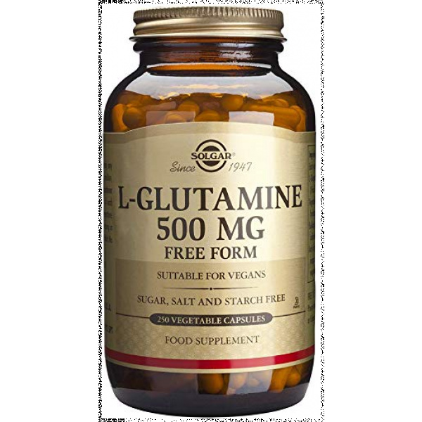 L-Glutamina 500mg 250 capsulas vegetales Solgar