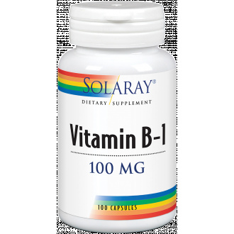 Vitamina B1 100mg 30 caps Solaray